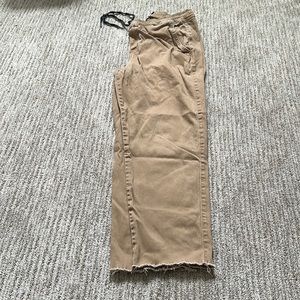 Brown RSQ pants, super comfortable with cut off ends, and in great condition